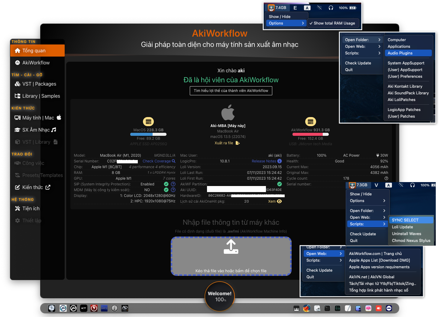 AkiWorkflow App Preview